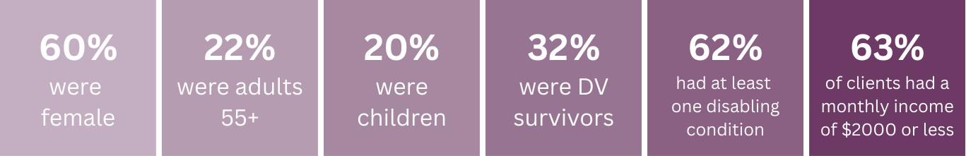 Client Demographic Website Graphic