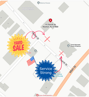 Service Strong & Yard Sale